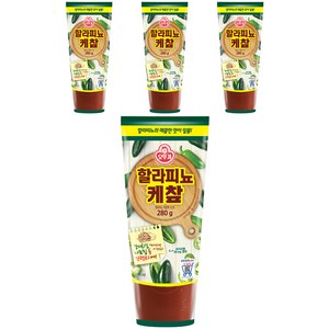 오뚜기 할라피뇨 케찹, 280g, 4개