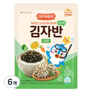 아이배냇 김자반, 25g, 6개