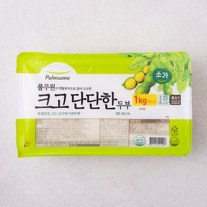 풀무원 크고 단단한 두부, 1kg, 1개