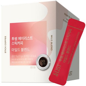 aLIST 투썸 마일드 블렌드 스틱 원두커피믹스, 1.1g, 30개입, 1개