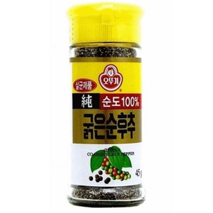 오뚜기 굵은순후추, 45g, 1개