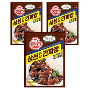 오뚜기 삼선 간짜장 해물맛, 100g, 3개