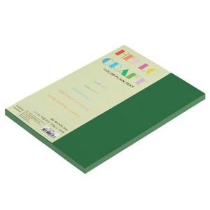 뉴씨플레인 종이문화 친환경 양면 색상지 No 40 초록지 80p, 1개