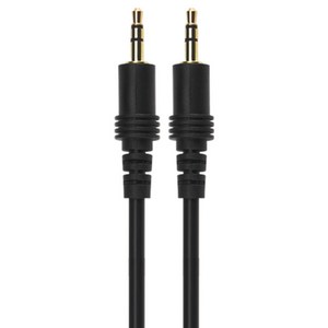 칼론 고급형 스테레오케이블 AUX선 10m, Stereo AUX cable, 블랙