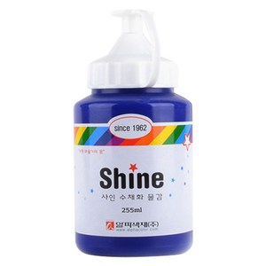 알파색채 샤인수채화물감 28 군청 Ultramarine, 255ml, 1색