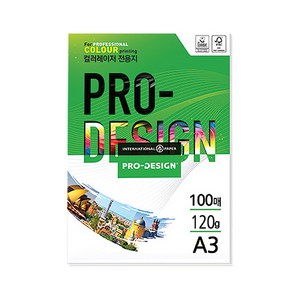 삼은파트너스 칼라레이저전용지 ProDesign 120g, A3, 100매