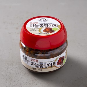 순창문옥례식품 고추장 마늘쫑장아찌, 400g, 1개