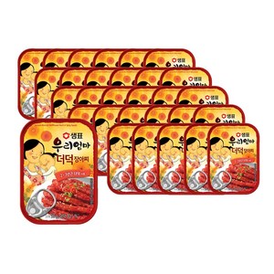 샘표 우리엄마 더덕장아찌 통조림, 90g, 30개