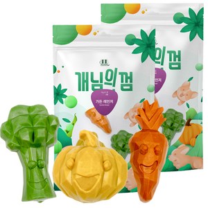 개님의상점 개님의껌 가든레인저 S 덴탈껌, 혼합맛(당근/호박/브로컬리), 84g, 2개