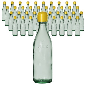 청색 참기름병 + 노란캡, 350ml, 40개