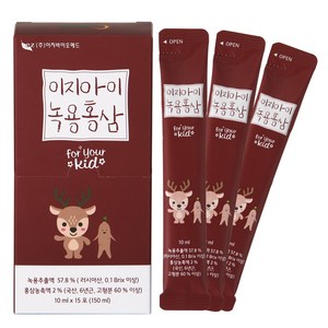 이지아이 녹용홍삼, 10ml, 15개