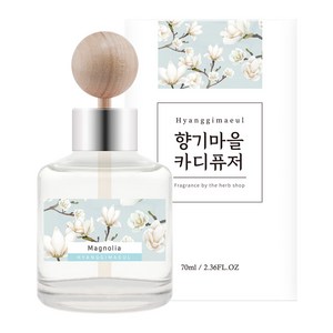 향기마을 카 디퓨저 70ml, 목련, 1개