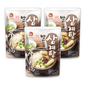 하우촌 반마리 삼계탕, 570g, 3개