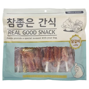 헬로도기 참좋은간식 건조간식, 닭갈비, 600g, 1개