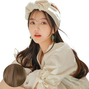 가발나라 U자형 레이어 C컬펌 오픈반가발 + 엑스트라피스 2p + 가발빗 + 꼬리빗 + 악어핀 세트, 카키브라운, 1세트