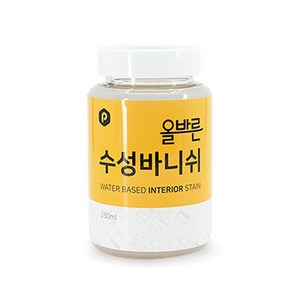 페인트인포 올바른 수성 바니쉬 반광 250ml, 1개