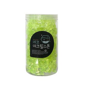 삼호유리 데코 아크릴스톤 소 연두, 1개