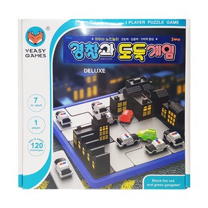 VEASYGAMES 경찰과 도둑 추리게임, 혼합색상, 1개