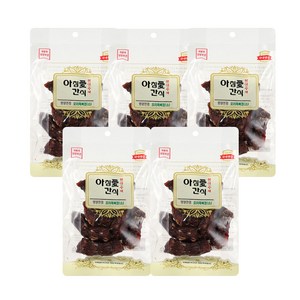 아침애간식 오리목뼈껌 강아지 수제간식 소 90g, 오리목뼈맛, 5개