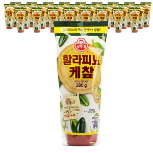 오뚜기 할라피뇨 케찹, 280g, 30개