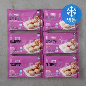 싱글팩토리 한입 김치만두 (냉동), 168g, 6개