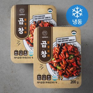 싱글팩토리 참숯 직화 곱창 (냉동), 200g, 2개