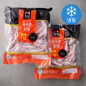 목우촌 닭발 (냉동), 1kg, 2개