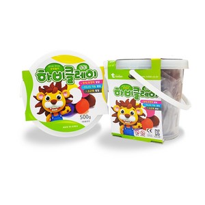 토단교재 하비클레이 2p, 갈색, 500g, 2개