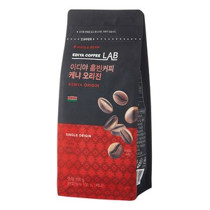 이디야커피연구소 케냐 오리진 홀빈커피, 200g, 1개, 홀빈(분쇄안함)