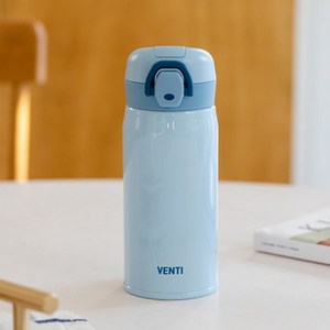 벤티 아동용 보온보냉 텀블러, 샤인블루, 350ml