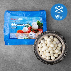위거드 IQF 모짜렐라 펄 (냉동), 1kg, 1개
