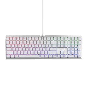 CHERRY 기계식 유선 일반형 키보드, 화이트, MX BOARD 3.0S RGB  (저소음적축), 적축