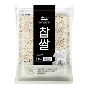 더담은 국산 찹쌀, 4kg, 1개