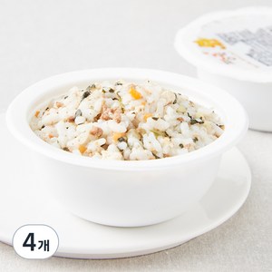 짱죽 이유식 완료기 13개월부터 아기밥, 혼합맛(한우/두부/고구마), 180g, 4개