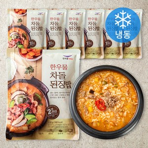 한우물 차돌된장밥 (냉동), 210g, 7팩