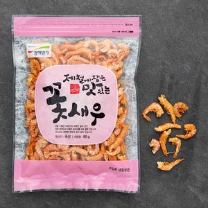 청해명가 꽃새우, 80g, 1개