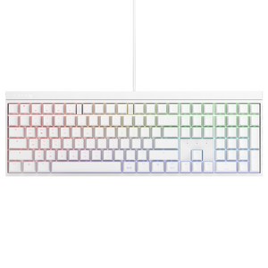 CHERRY 게이밍 기계식 유선키보드 저소음, 저소음적축, 화이트, CHERRY MX BOARD 2.0S RGB(적축)