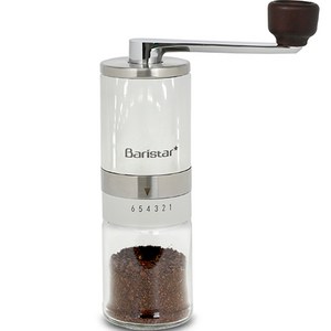 Baristar 수동 커피그라인더, 아이보리, 1개