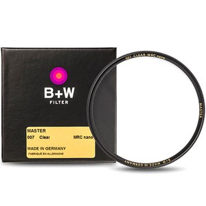 슈나이더크로이츠나흐 B+W MASTER 007 MRC nano CLEAR 필터 52mm, 1개