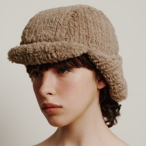 포에지담 Braid Earflap hat