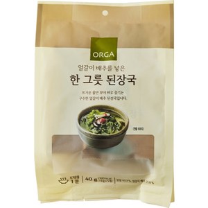 ORGA 한 그릇 된장국 5개입, 40g, 1개