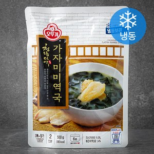 오뚜기 청담미역 가자미미역국 (냉동), 1개, 500g