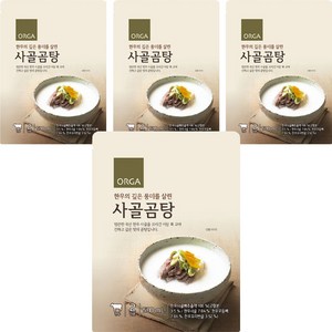 ORGA 사골곰탕, 500ml, 4개