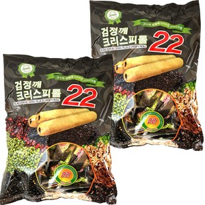 NON - GMO 검정깨 크리스피롤22, 550g, 2개