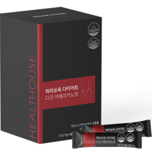 헬스하우스 허리쏘옥 다이어트 다크 아메리카노맛 가르시니아 30p, 90g, 1개