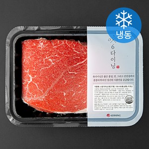 6다이닝 미국산 앞다리살 불고기 샤브샤브용 (냉동), 400g, 1개