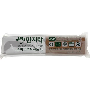 이야코 NEW 만지락 슈퍼소프트 유토 1kg, 1개