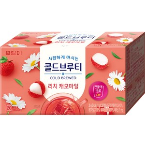 담터 콜드브루티 리치캐모마일, 1g, 20개입, 1개