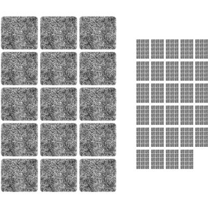 다해유 책상 의자 소음 미끄럼 방지 패드 15개입 x 30p, 11, 30 x 27 mm, 30개