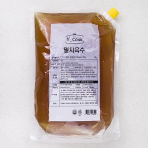 에이치쿡 멸치육수, 2kg, 1개